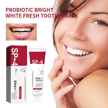 Yayashi SP4 Oral Care Probiotic Whitening Toothpaste 120g – Shine Brighter, Remove Years of Coffee, Tea & Smoking Stains