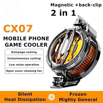 Cx07 Mobile Phone Cooling Fan – 15W Magnetic Radiator