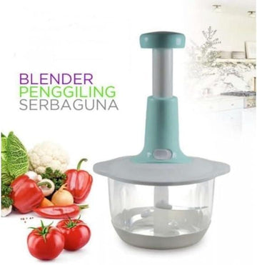 Manual Food Chopper – 2L Multifunctional Hand Press Speedy Vegetable Cutter