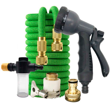 Expandable Magic Hose 50Ft with Spray – Garden, Car & Outdoor Use